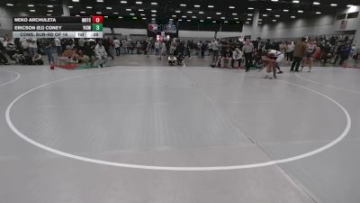144 lbs Cons. Sub-rd Of 16 - Ericson (EJ) Coney, Youth Impact Center Wrestling Club vs Neko Archuleta, Midwest Regional Training Center
