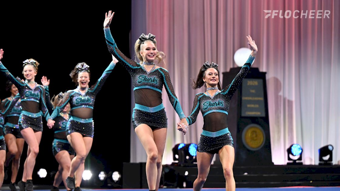 New World Champion: Cheer Sport Sharks Silky Sharks