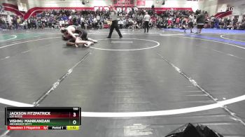 150 lbs Champ. Round 1 - Jackson Fitzpatrick, Los Gatos vs Vishnu Manikandan, Archbishop Mitty