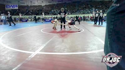 110 lbs Consi Of 16 #2 - Luke Opitz, Weatherford Youth Wrestling vs Jase Coble, Cowboy Wrestling Club