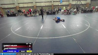 108 lbs Cons. Round 2 - Garrett Nelson, UT vs James Marshall, OR