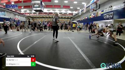 96 lbs Quarterfinal - Brently Sorter, Clinton vs Cadel H. Killgore, Standfast OKC