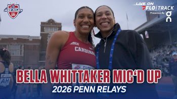 Bella Whittaker Watches INTENSE College Women's 4x800m Battle At 2026 Penn Relays | Mic'd Up