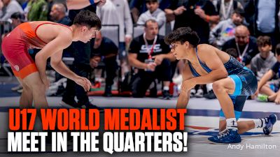 57 kg Quarters - Henry Aslikyan, Cliff Keen Wrestling Club vs Samuel Sanchez, Titan Mercury Wrestling Club (TMWC)