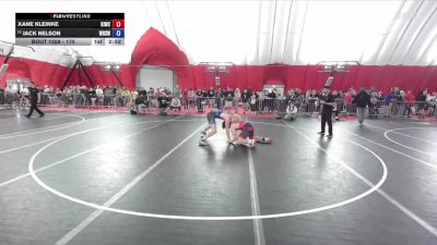 175 lbs Champ. Round 1 - Xane Kleinke, Kewaskum Indians Wrestling Club vs Jack Nelson, Wrightstown High School Wrestling