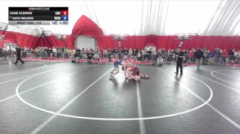 175 lbs Champ. Round 1 - Xane Kleinke, Kewaskum Indians Wrestling Club vs Jack Nelson, Wrightstown High School Wrestling