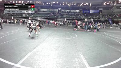 91 lbs 3rd Place - Abigail Barrett, Caldwell vs Leilanni Huggins, Cja