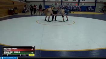 145 lbs Cons. Round 1 - Michael Owens, Springfield vs Breighden Greene, North Bend