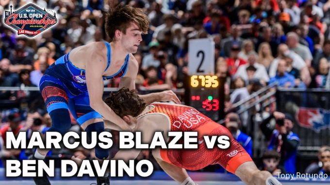 61 kg 1st Place Match - Benjamin Davino, Ohio RTC/ Titan Mercury ...