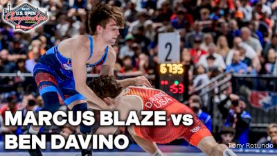 61 kg 1st Place Match - Benjamin Davino, Ohio RTC/ Titan Mercury Wrestling Club vs Marcus Blaze, NLWC/TMWC