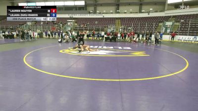 124 lbs 3rd Place Match - Liliana Zaku-Ramos, Felician vs Lauren Nguyen, Sacred Heart