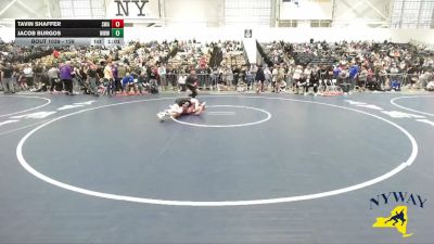 126 lbs Champ. Round 1 - Tavin Shaffer, Superior Wrestling Academy vs Jacob Burgos, Washingtonville Wizards Wrestling