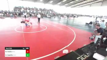 65 lbs Quarterfinal - Nicholas Rubio, NM Beast vs Octavio Castillo, NM Bad Boyz