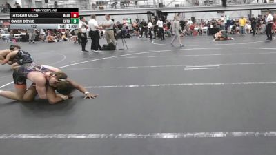 132 lbs Round 2 (6 Team) - Taysean Giles, Mat Assassins Red vs Owen Boyle, East Coast Time Out