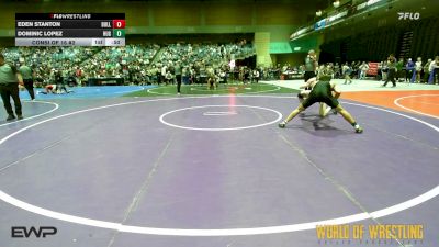 138 lbs Consi Of 16 #2 - Eden Stanton, Bulldog Mat Club vs Dominic Lopez, Hughson