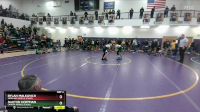 98 lbs Cons. Semi - Rylan Malkovich, Worland Middle School vs Daxton Hoffman, Lander Middle School