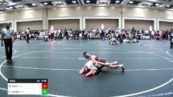 65 lbs Quarterfinal - Mikael Cain, Grindhouse WC vs Ethan Jones, Wolf Den