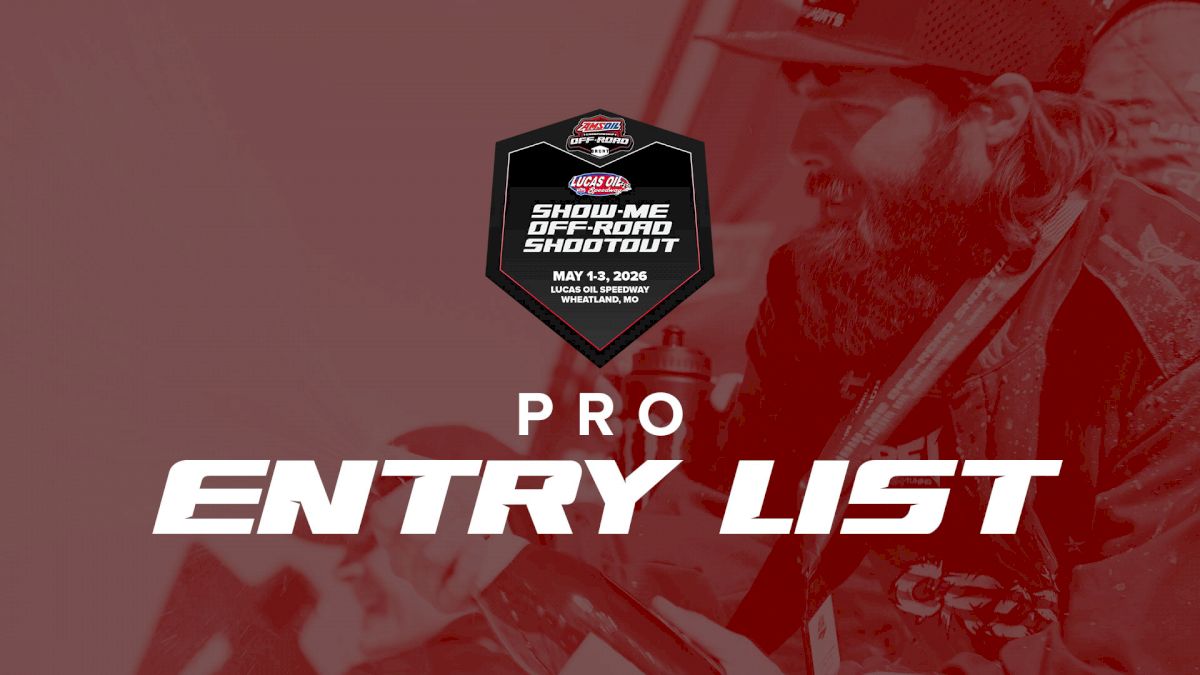 Pro Entry List: Show-Me Off-Road Shootout 2026