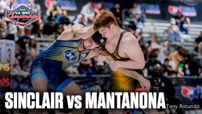86 kg 1st Place Match - Aeoden Sinclair, Tiger Style RTC/ Titan Mercury Wrestling Club vs Brock Mantanona, Cliff Keen Wrestling Club