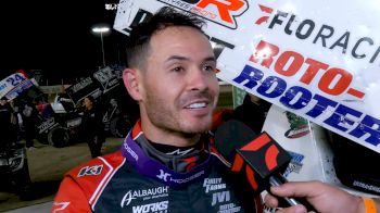Kyle Larson Reacts After Thursday Night Texas High Limit Victory