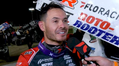Kyle Larson Reacts After Thursday Night Texas High Limit Victory