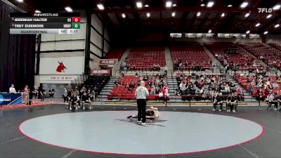 174 lbs Quarterfinal - Trey Sizemore, Indianapolis vs Jeremiah Halter, Drury