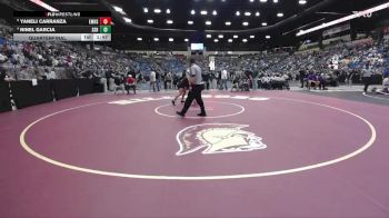 145 lbs Quarterfinal - Yaneli Carranza, Emporia Hs vs Ninel Garcia, Salina-South Hs