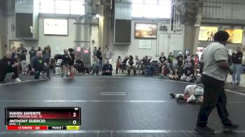 56 lbs Round 2 (6 Team) - Anthony Guercio, BTWC vs Maven Saferite, NOVA Wrestling Club