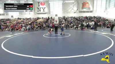 Round 5 - Elijah Singer, Midlakes Youth Wrestling vs Maximus Jung, Journeymen Wrestling Club