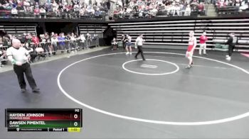 157 lbs Cons. Round 3 - Dawsen Pimentel, Layton vs Hayden Johnson, Mountain Ridge