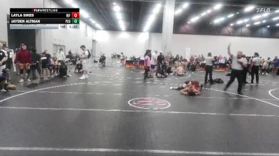 115 lbs Round 4 - Layla Sikes, Refinery vs Jayden Altman, Pierce County Girls