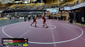 133 lbs Semifinal - Hayden Mills, Nebraska Unattached vs Marcus Terry, Labette CC