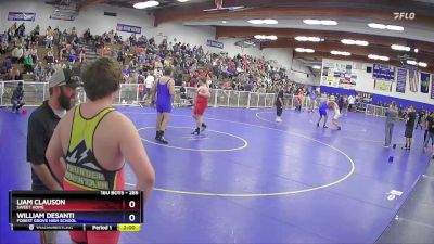 285 lbs Cons. Semi - Liam Clauson, Sweet Home vs William Desanti, Forest Grove High School