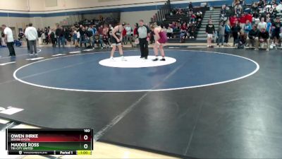 160 lbs Cons. Round 2 - Maxxis Ross, Tri-City United vs Owen Ihrke, Dover-Eyota