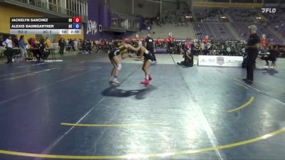 103 lbs Semis (4 Team) - Jackelyn Sanchez, Schreiner University vs Alexis Baumgartner, Adrian College