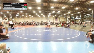 90 lbs Rr Rnd 3 - James Sowa, TDWC Maniacs Orange - MS vs Weston Cipriani, Silo - MS