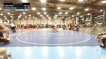 90 lbs Rr Rnd 3 - James Sowa, TDWC Maniacs Orange - MS vs Weston Cipriani, Silo - MS