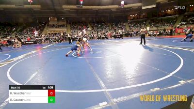 88 lbs Round Of 32 - Karson Wuebker, Sebolt Wrestling Academy vs Raymond Causey, American Dream Wrestling Club