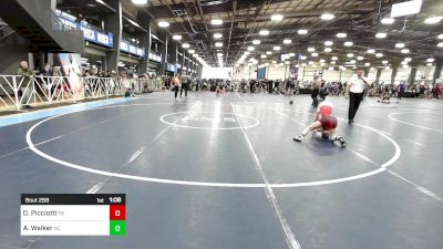 90 lbs Round Of 32 - Dominic Picciotti, PA vs Adam Walker, NC