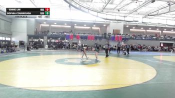 100 lbs 5th Place - Emme Lim, New Milford vs Sophia Coubrough, Foran