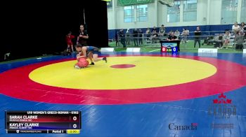 61kg Round 5 - Sarah Clarke, Muscle Panda WC vs Kayley Clarke, Prince Albert WC