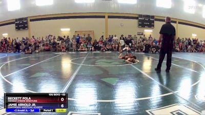 63 lbs Champ. Round 1 - Beckett Pola, Midwest Xtreme Wrestling vs Jamie Arnold Jr., Contenders Wrestling Academy
