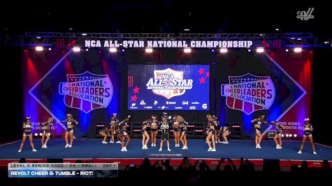 ReVolt Cheer & Tumble - Riot [2026 L3 Senior Coed - D2 - Small Day 1] 2026 NCA All-Star National Championship