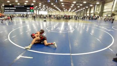130 lbs Round 2 (10:30am Friday) - Drew Barnes, Backyard Brawlers vs Wyatt Ours, Westshore D.S.
