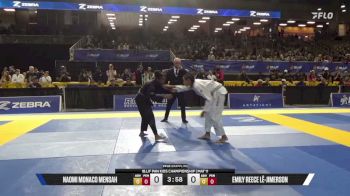 Naomi Monaco Mensah vs Emily Reece Lê-Jimerson 2026 Pan Kids Jiu-Jitsu IBJJF Championship
