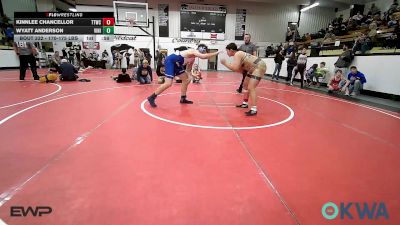 170-175 lbs Consolation - Kinnlee Chancellor, Team Tulsa Wrestling Club vs Wyatt Anderson, Vinita Kids Wrestling