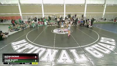 96 lbs Round 3 (4 Team) - Hartley Sanchez, Idaho vs Olivia Hernandez, Mat Demons