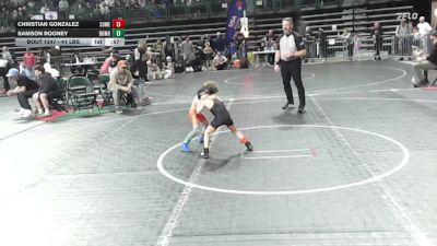 41 lbs Consi Of 4 - Christian Gonzalez, Somerville vs Samson Rooney, Dumont Rec. Wrestling