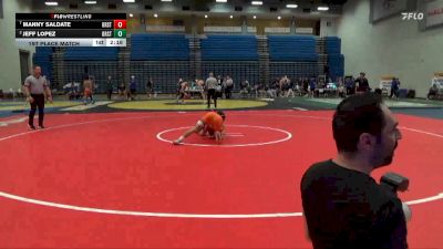 133 lbs 1st Place Match - Manny Saldate, Oregon State vs Jeff Lopez, Oregon State