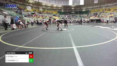 126 lbs Consolation - Grant T Ortner, Spartan Wrestling Academy vs Hunter Nuckols, Pottsville Apache Youth Wrestling